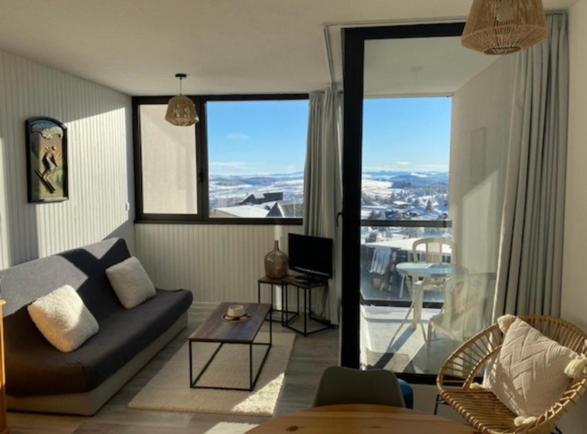 Appartement Au Coeur De La Station De Super-Besse Bagian luar foto